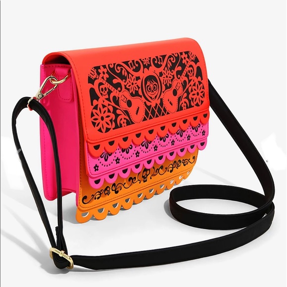 Loungefly Handbags - Loungefly Pixar Coco Crossbody Pappilo paper Purse